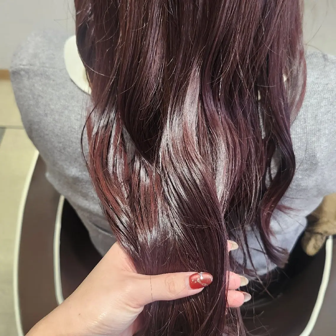 ロング 暖色カラー/髪質改善 /メンズ🧡莉南のヘアスタイル