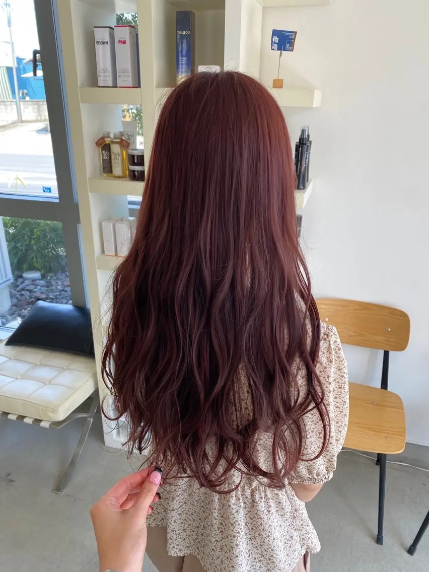 ロング カラー カット ヘアカラー 堀越 美羽のヘアスタイル
