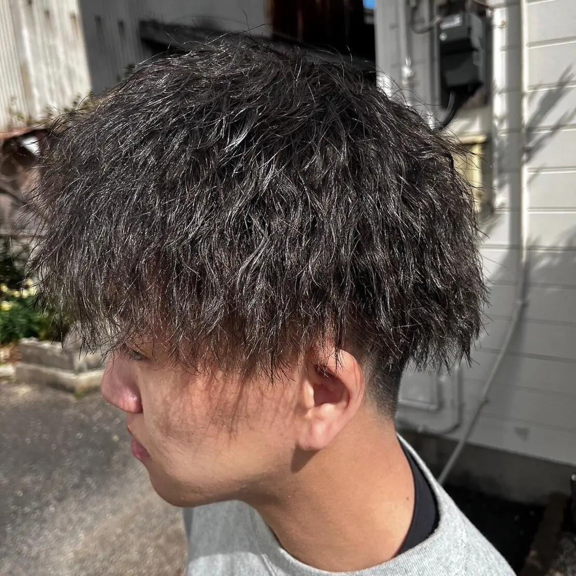 メンズカット+ツイストスパイラルパーマ🌀+水トリートメントの写真