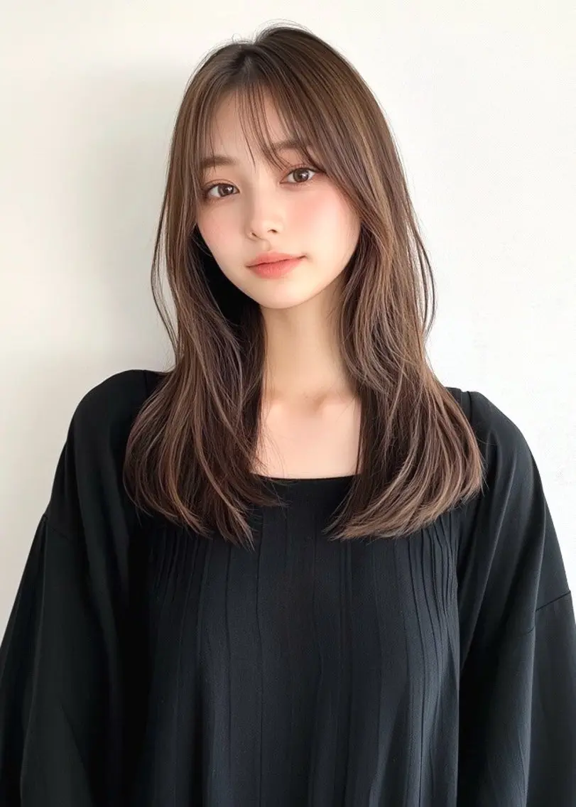 髪質改善カラーの写真