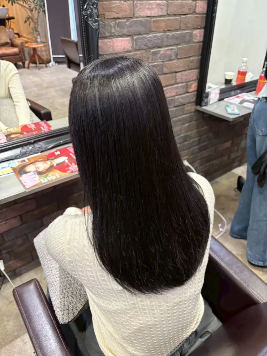 カラー 透明感カラー yuiのヘアスタイル
