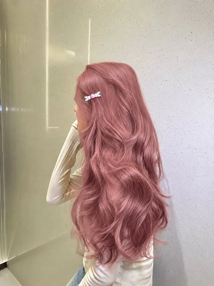 ロング カラー ヘアアレンジ ヘアカラー トリートメント ヘアセット 透明感カラー🎀 Anju/渋谷🎀のヘアスタイル