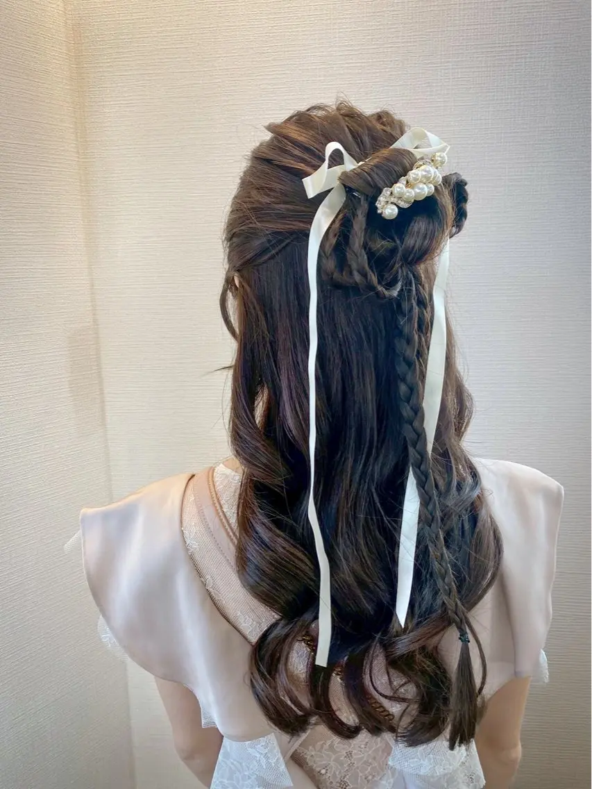 ヘアアレンジ ヘアセット hair make もりした ゆうのヘアスタイル
