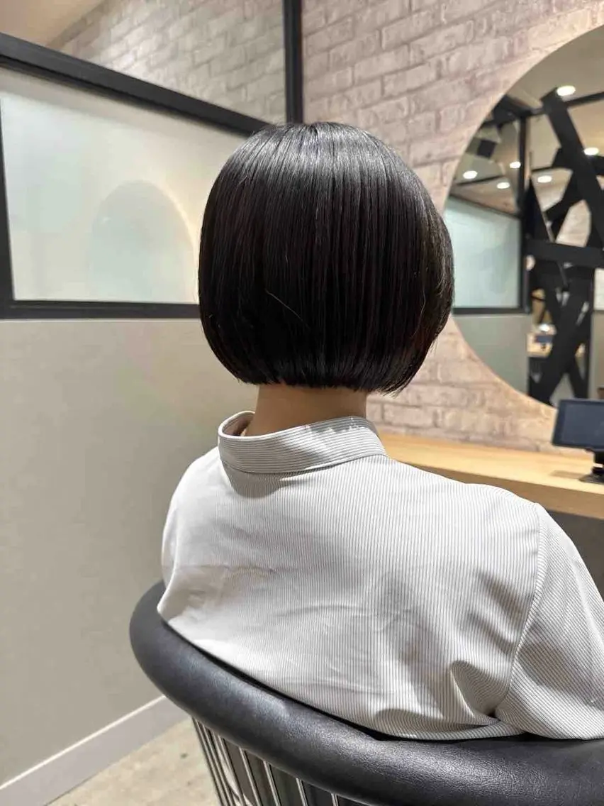 ショート カット トリートメント 宮腰一磨 ・ショート・ボブ🌿のヘアスタイル