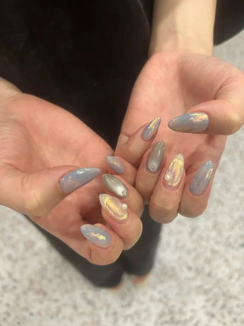 ネイル ハンドネイル 小松 千冬のネイルデザイン