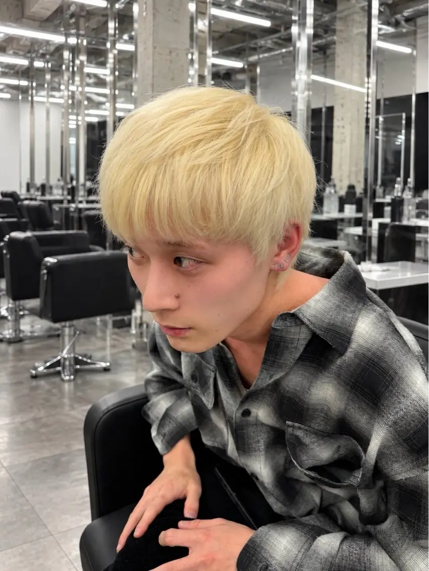 メンズ ヘアカラー トリートメント ヘッドスパ NENE/GARTE 代官山/渋谷のヘアスタイル