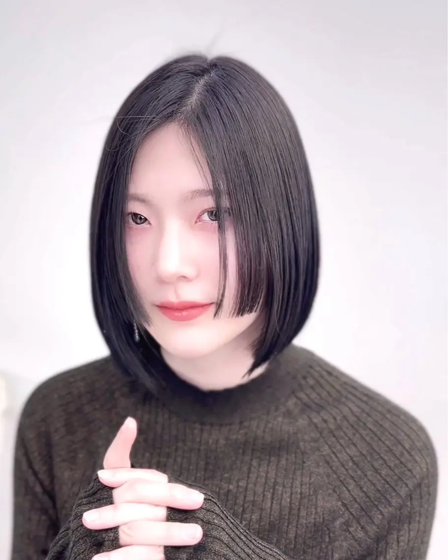 ミディアム カラー ヘアアレンジ カット ヘアカラー トリートメント ヘッドスパ ヘアセット 縮毛矯正🤍 盛れるボブ/ひかりのヘアスタイル