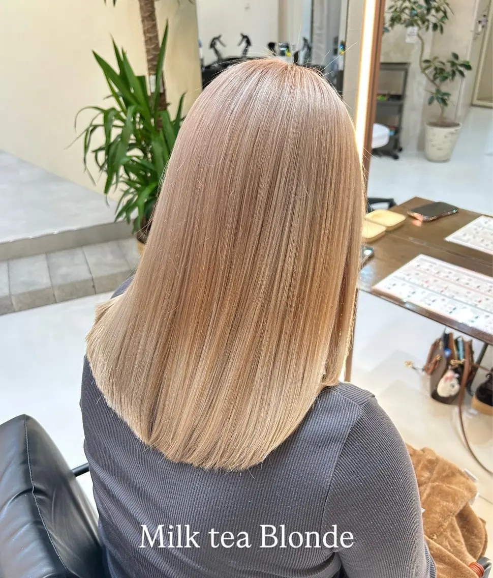 ‎🤍カット＋ブリーチ1回＋全体カラー★¥33000→¥25000🤍の写真