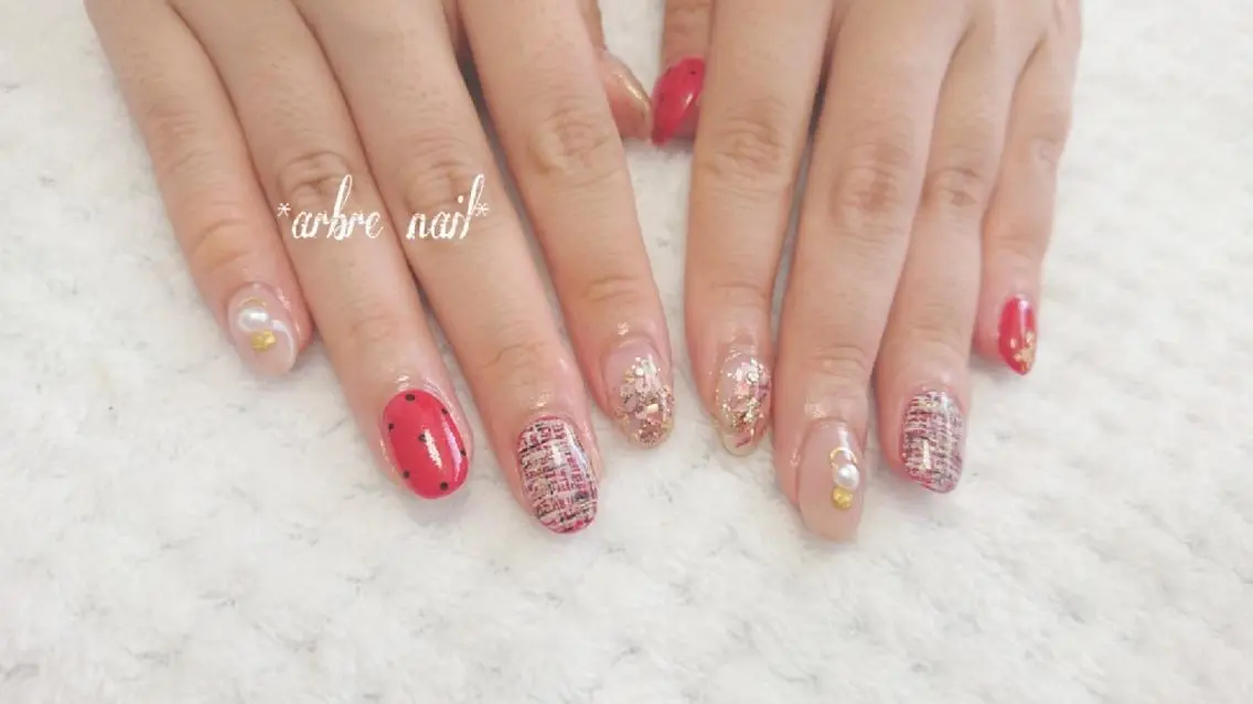 ネイル ✯.。 arbre nail 。✯.のネイルデザイン