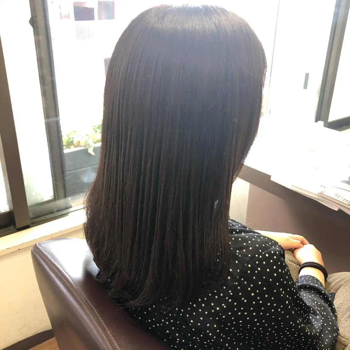 広がり抑える&ボリュームダウン🌟カットフォルムコントロール🌟の写真