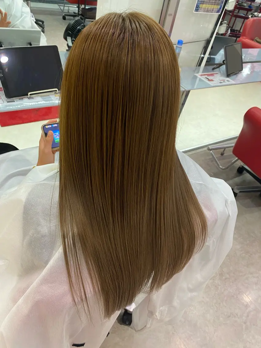 ロング カラー ハイライト&ブリーチ 💇🏼‍♀MAHOのヘアスタイル