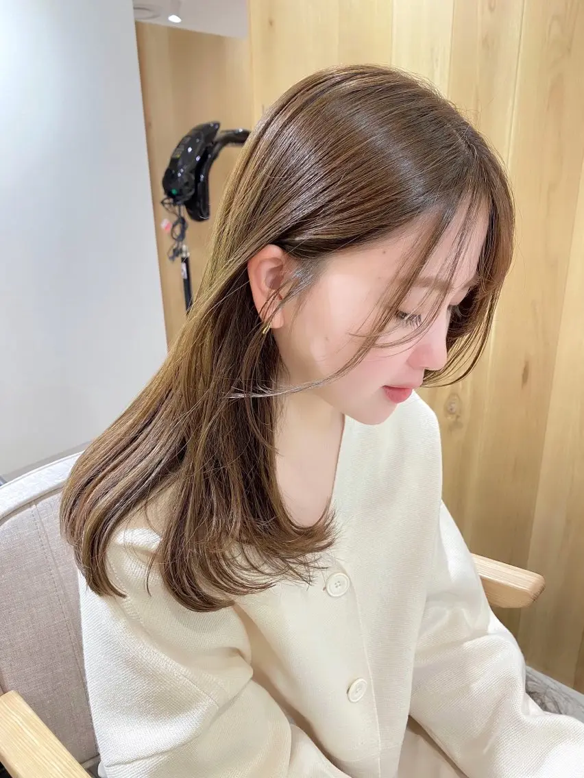 ロング ロングレイヤー ボブ 髪質改善 レイヤーカット ロング 鈴木早記 insta →saki_03sのヘアスタイル
