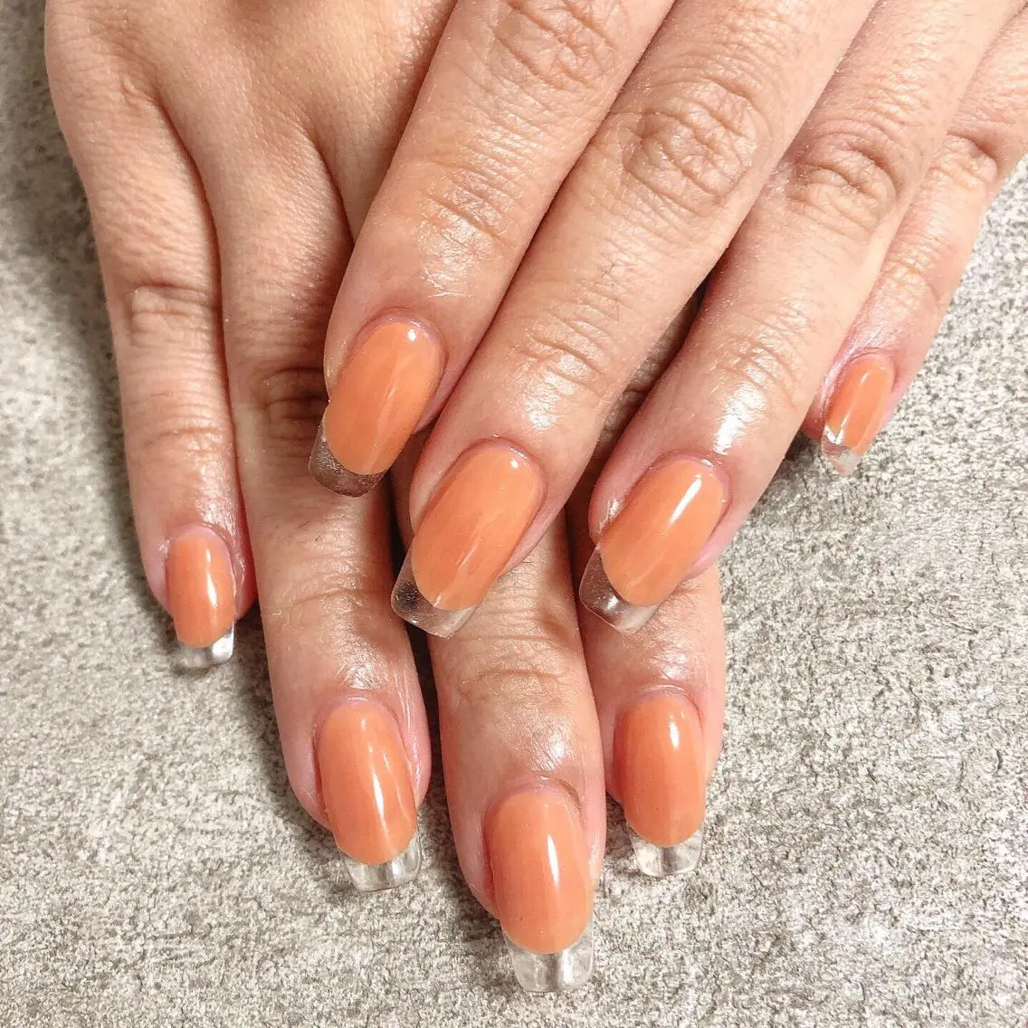 ネイル クリアネイル フレンチネイル kiki nail &brow二子玉川のネイルデザイン