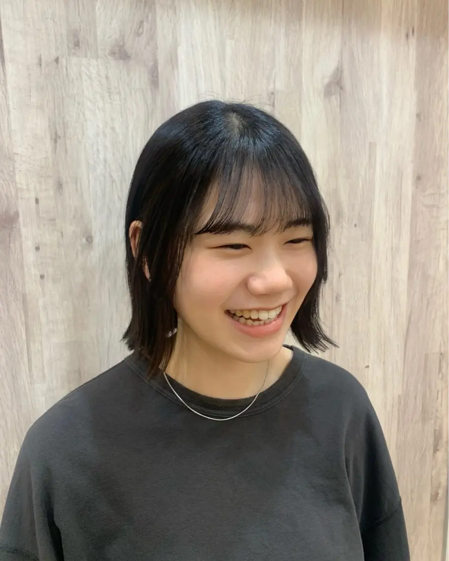 ミディアム 竹村 恵功代のヘアスタイル