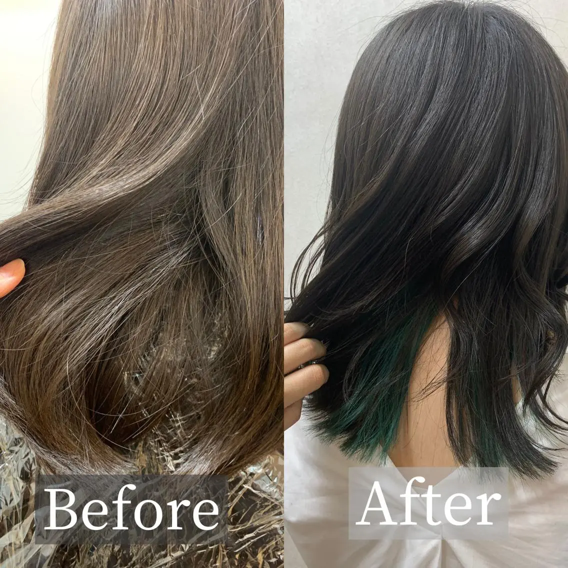 セミロング カラー インナーカラー MIHO /のヘアスタイル