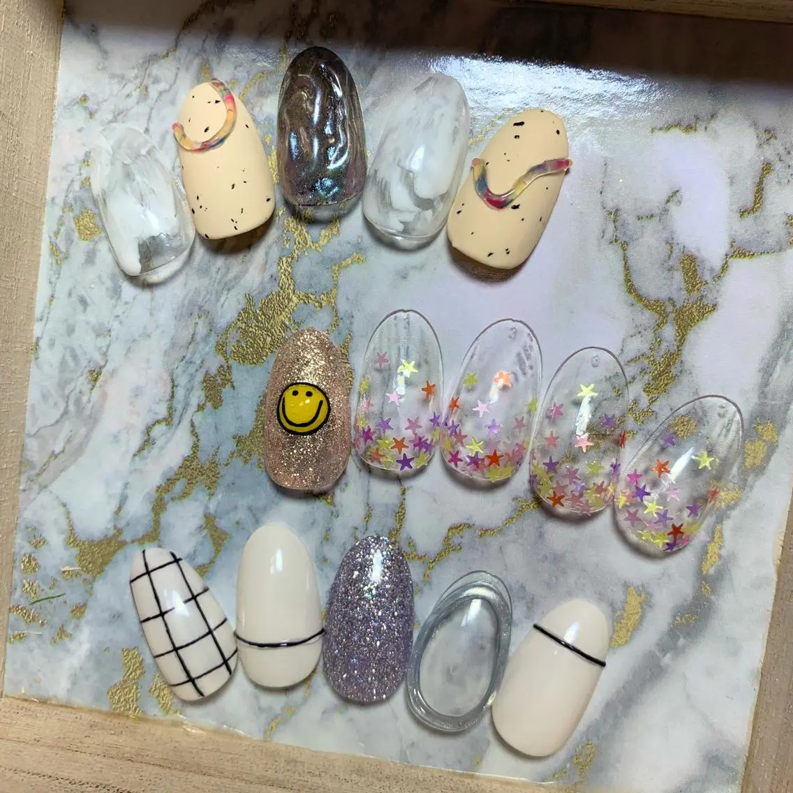 ネイル ハンドネイル Nailsalon BLOOM🌷 山崎のネイルデザイン