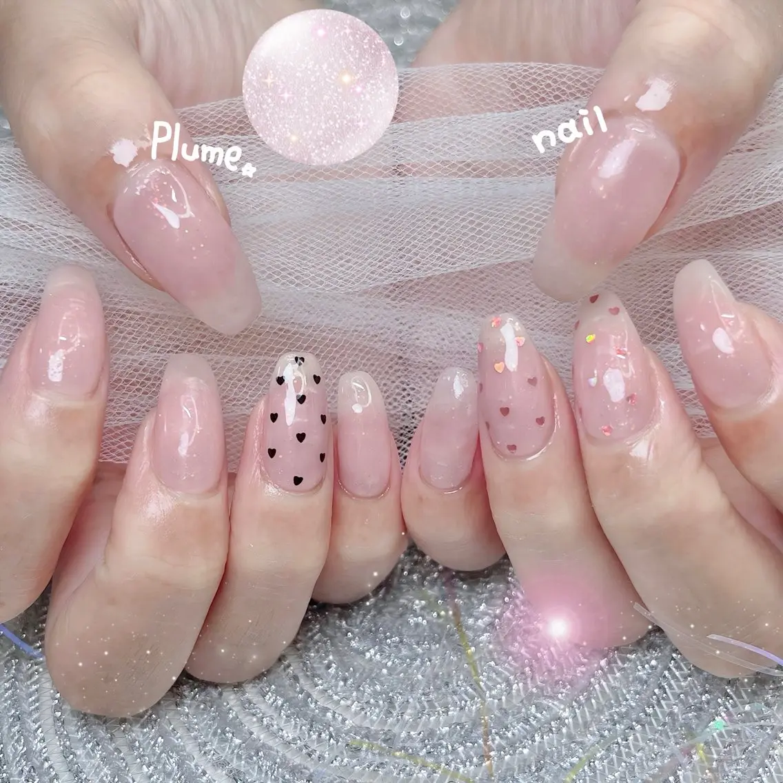 ネイル ハンドネイル plume nail ☆韓国ネイルのネイルデザイン