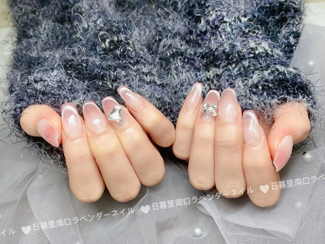 ネイル ラベンダー💖日暮里 ルル💖ネイルのネイルデザイン