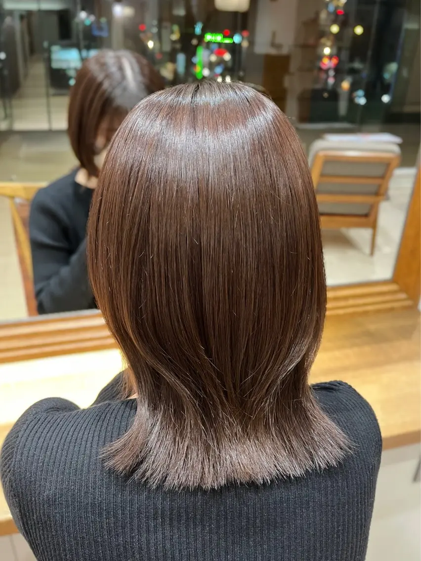 メニューお悩みの方はこちら！ブリーチ無しワンカラー🌷✨（寒色・暖色どちらも🉑）の写真