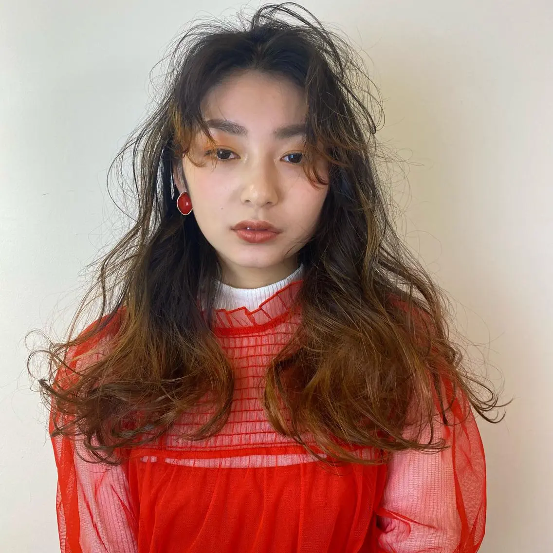 ロング Okamura Chisatoのヘアスタイル