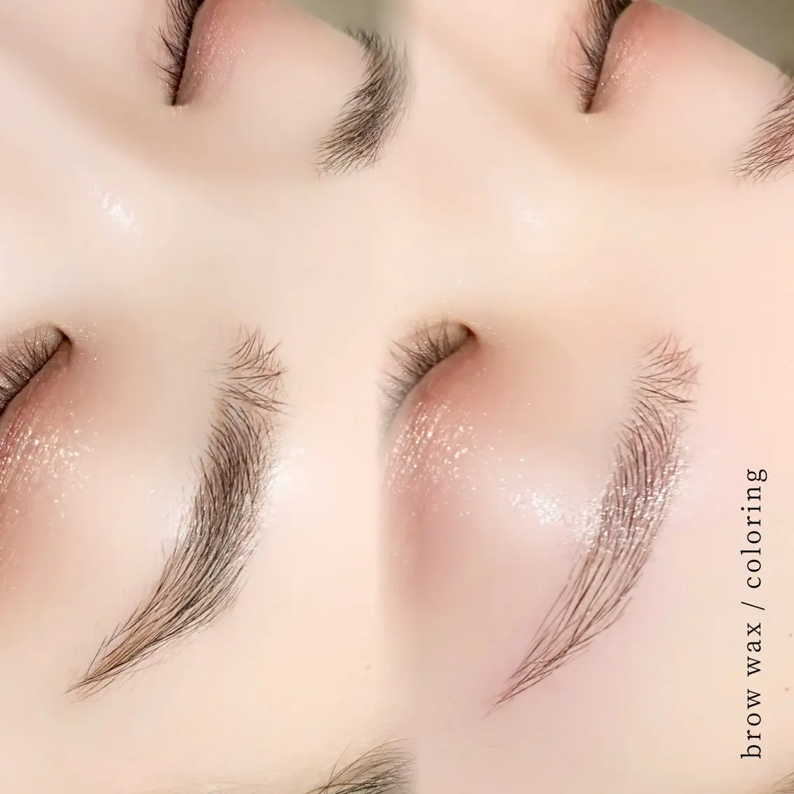 垢抜け眉完成🏳️‍⚧️♡眉毛wax➕眉用 カラーリング🩵の写真