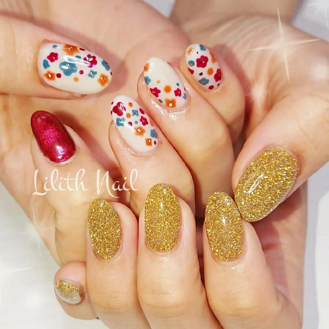 ネイル フラッシュネイル Lilith Nailのネイルデザイン