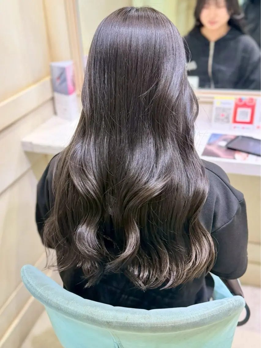 カラー ヘアカラー トリートメント 💙透明感艶カラー/ ゆうな💙のヘアスタイル