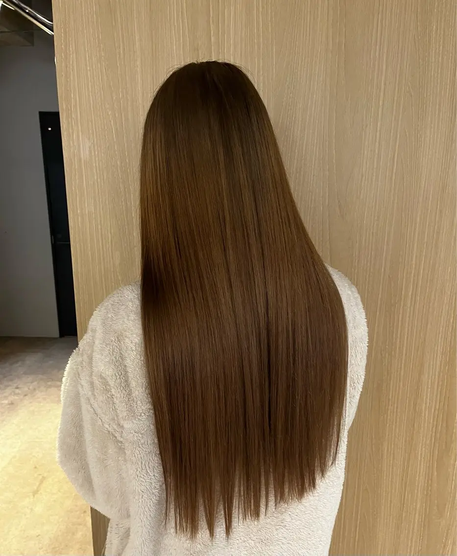 ロング カラー ベージュカラー 透明感カラー 縮毛矯正 juve.山田裕貴 ✄﻿大分のヘアスタイル