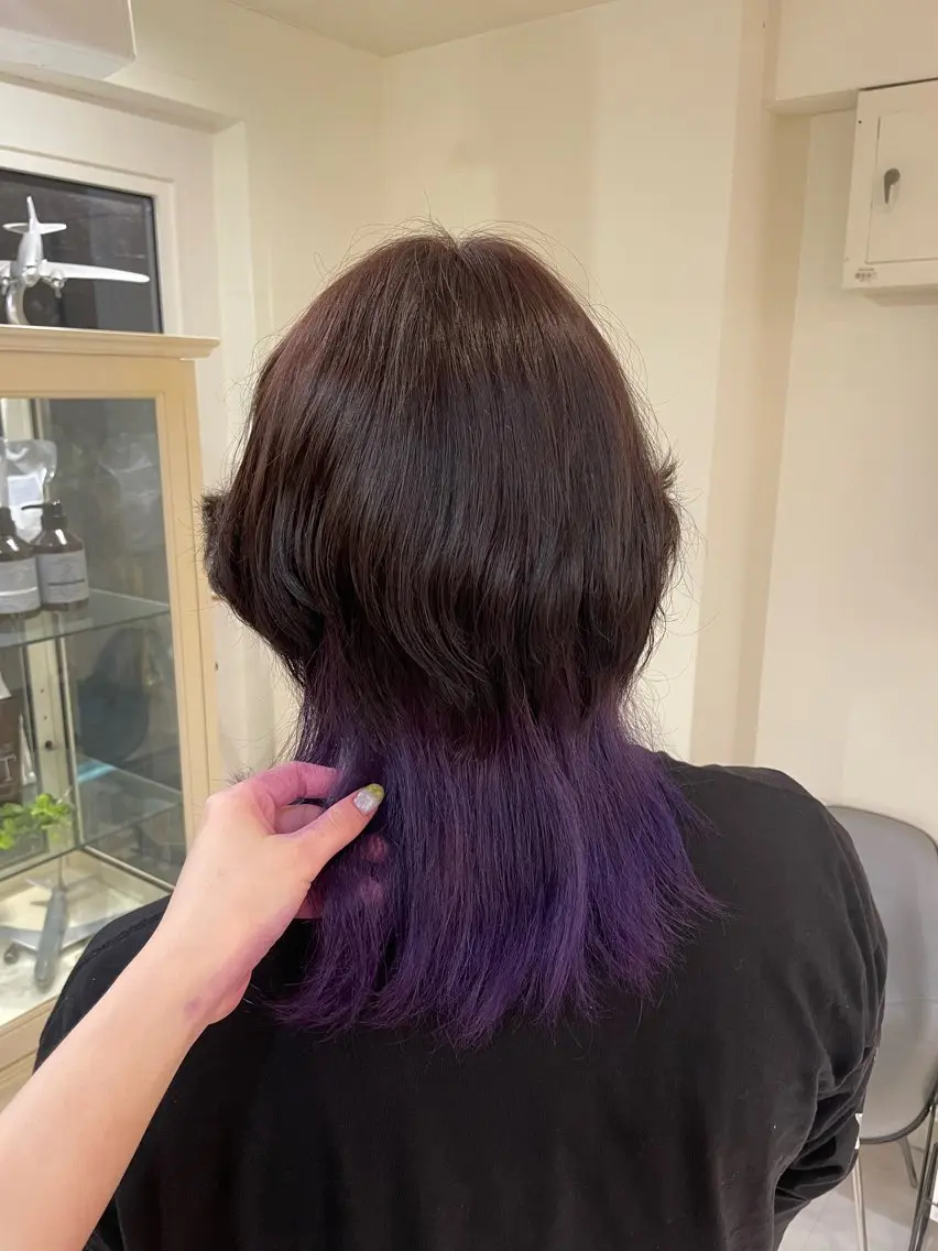 ミディアム 永田 茉莉花のヘアスタイル
