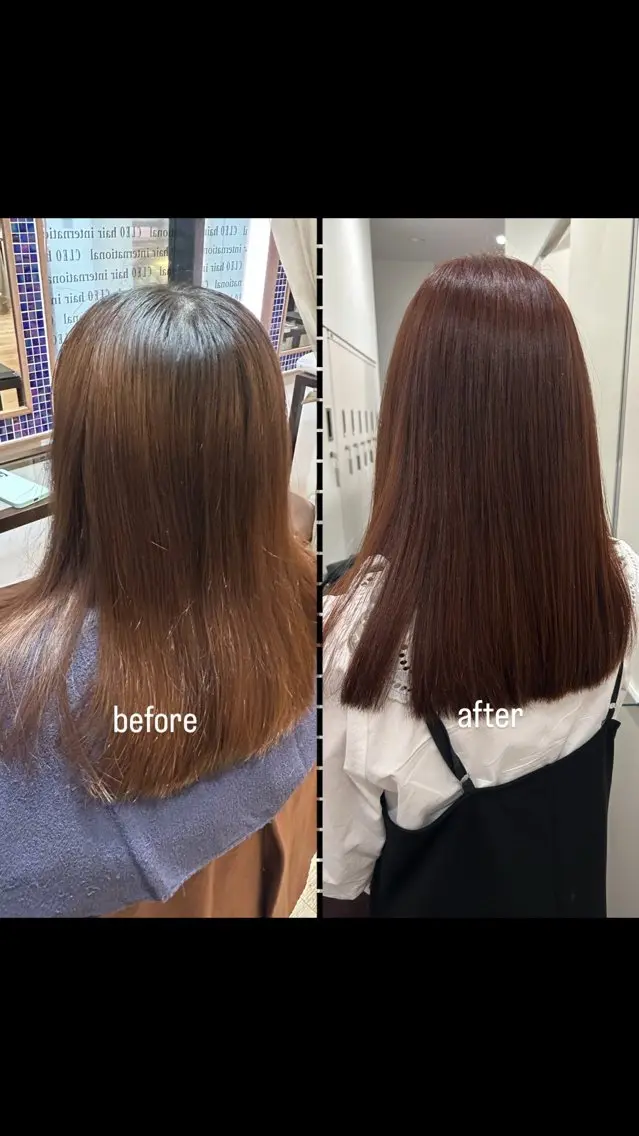 カラー ブラウンカラー レッドカラー ヘアカラー CLEO hair / shionのヘアスタイル