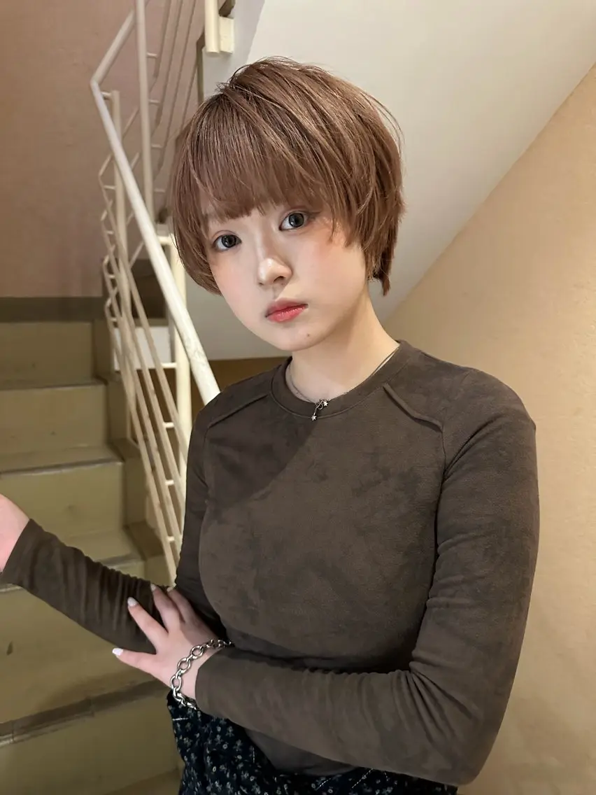 ショート カラー カット ヘアカラー 🫧アイドルヘア中島 圭吾🫧のヘアスタイル