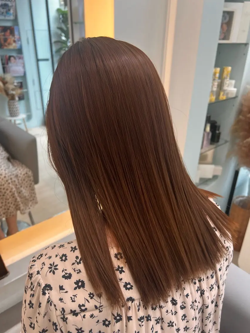 ミディアム カラー パーマ ヘアアレンジ メンズ ヘアカラー 堀井 凌平のヘアスタイル