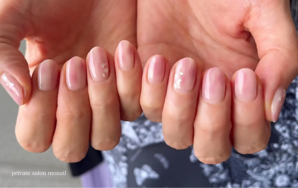 ネイル 大理石ネイル(マーブル) ハンドネイル nail salon monailのネイルデザイン