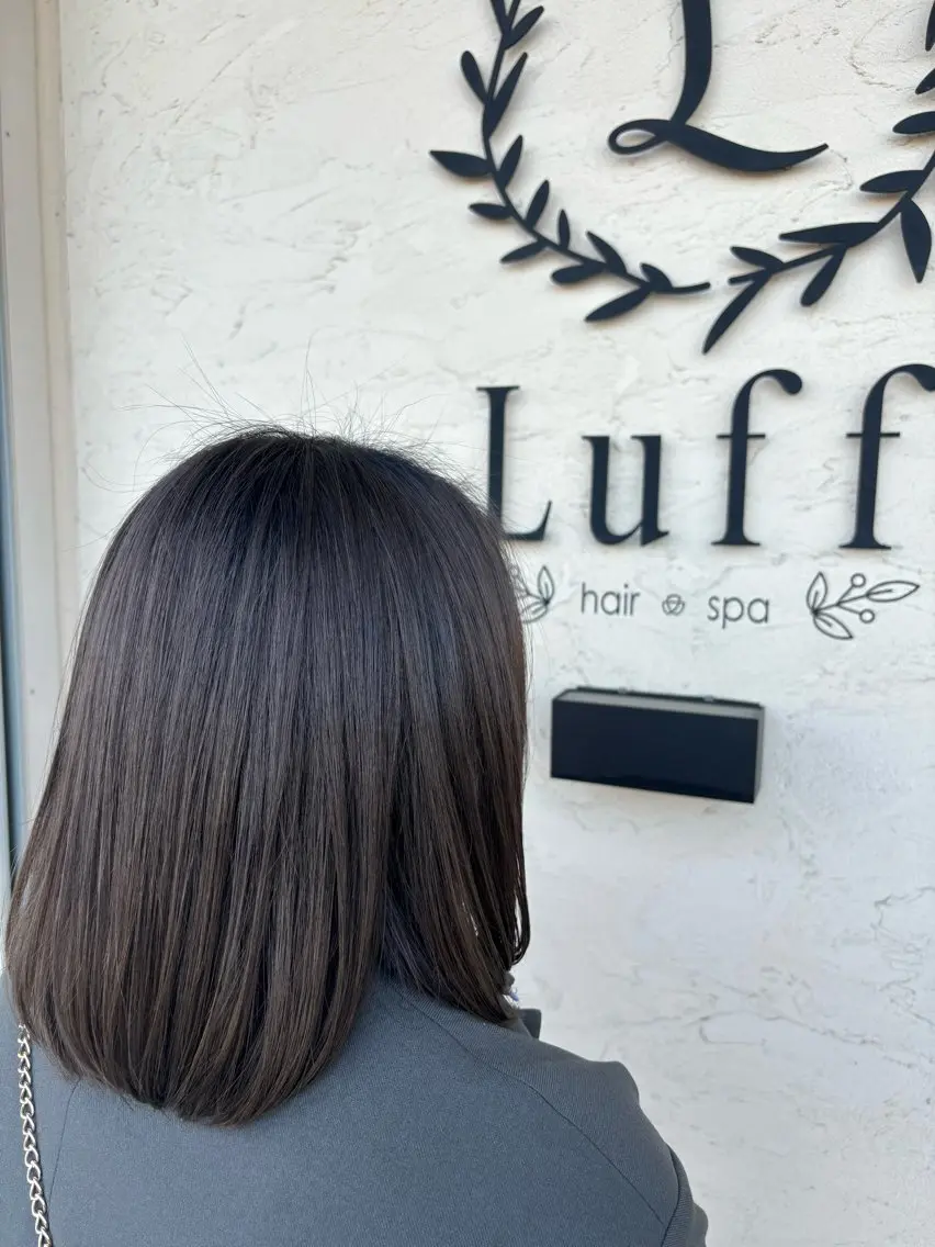 ミディアム カラー アッシュ ラベンダーカラー ラベンダーアッシュ 昇 ひかるのヘアスタイル