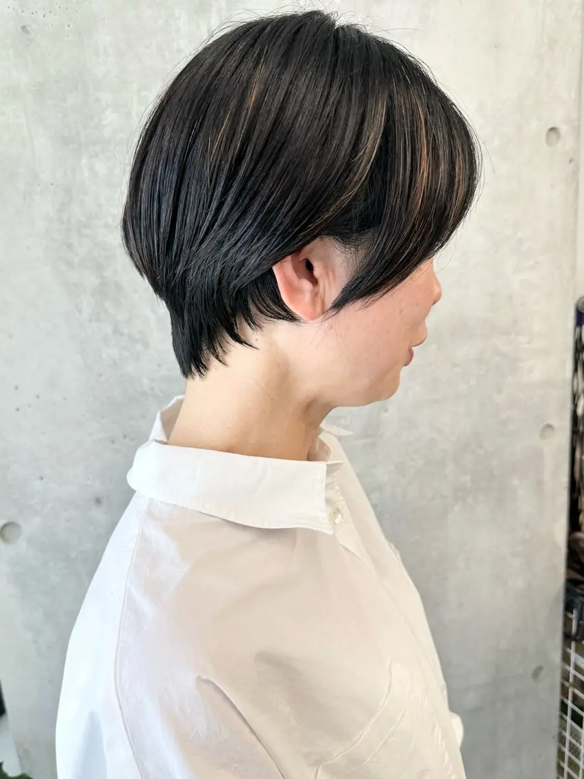 ショート カット ヘッドスパ ボブ/ゆるふわ ボブパーマ/とういのヘアスタイル