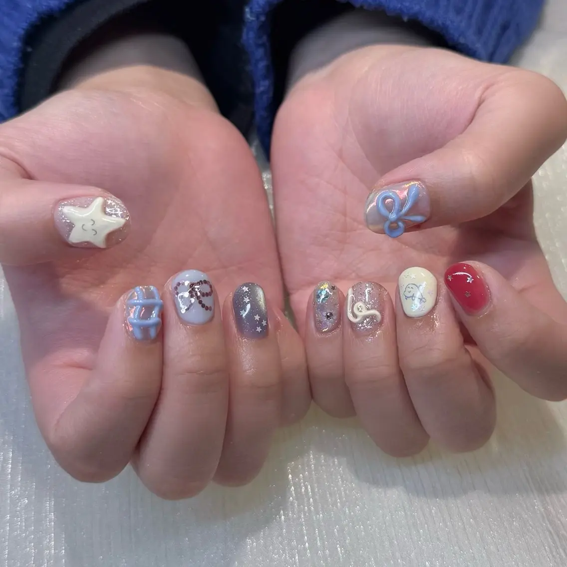 ネイル ハンドネイル 新井 ひなののネイルデザイン