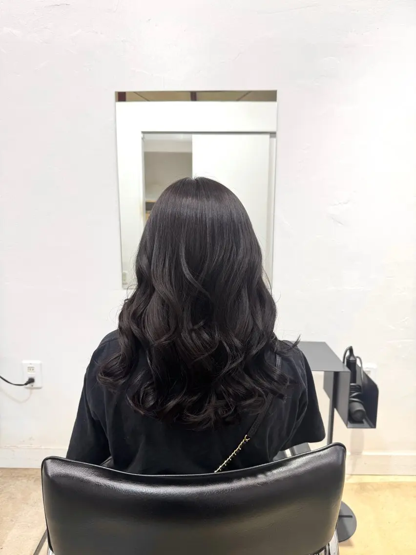 セミロング カラー ブリックマウント ヘアメイク/みりあのヘアスタイル