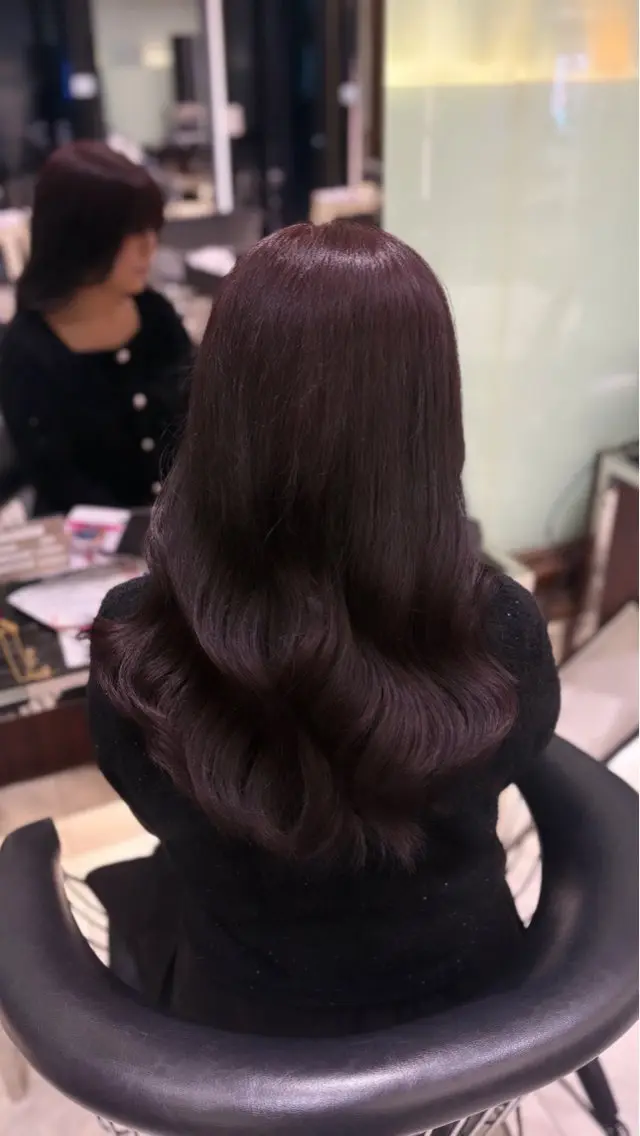 【木🙅🏻♀️】 ブリーチ無 ワンカラー🎀+トリートメント🫧の写真