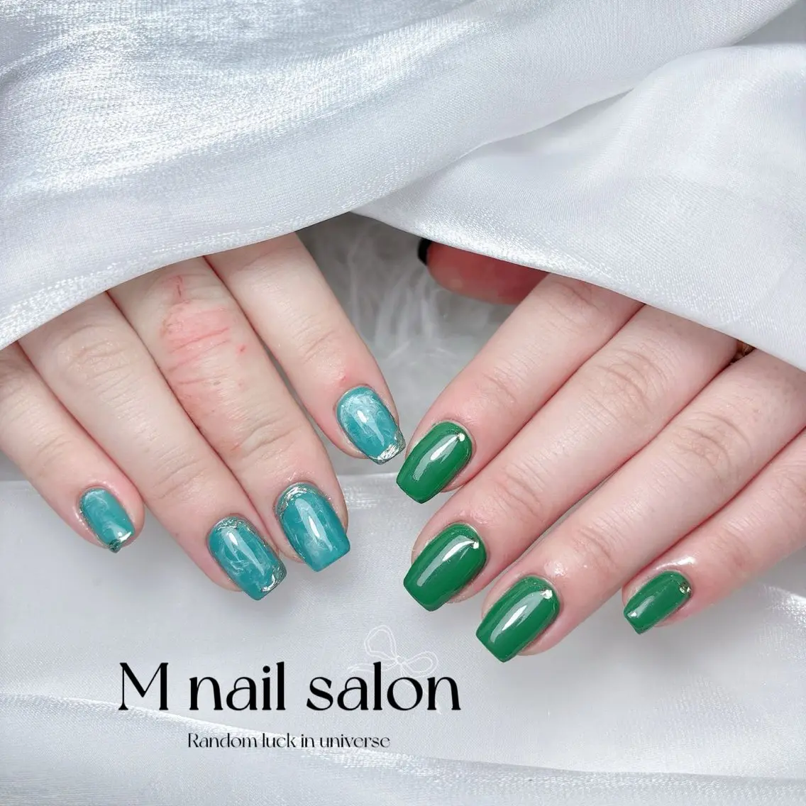 ネイル ハンドネイル M🌷nail 長さだし専門店のネイルデザイン