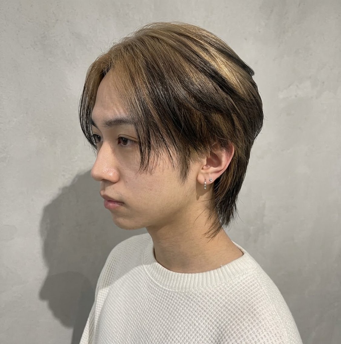 【🔥話題のルーツカラー🔥】カット＋リタッチ・根元ブリーチ＋カラーの写真