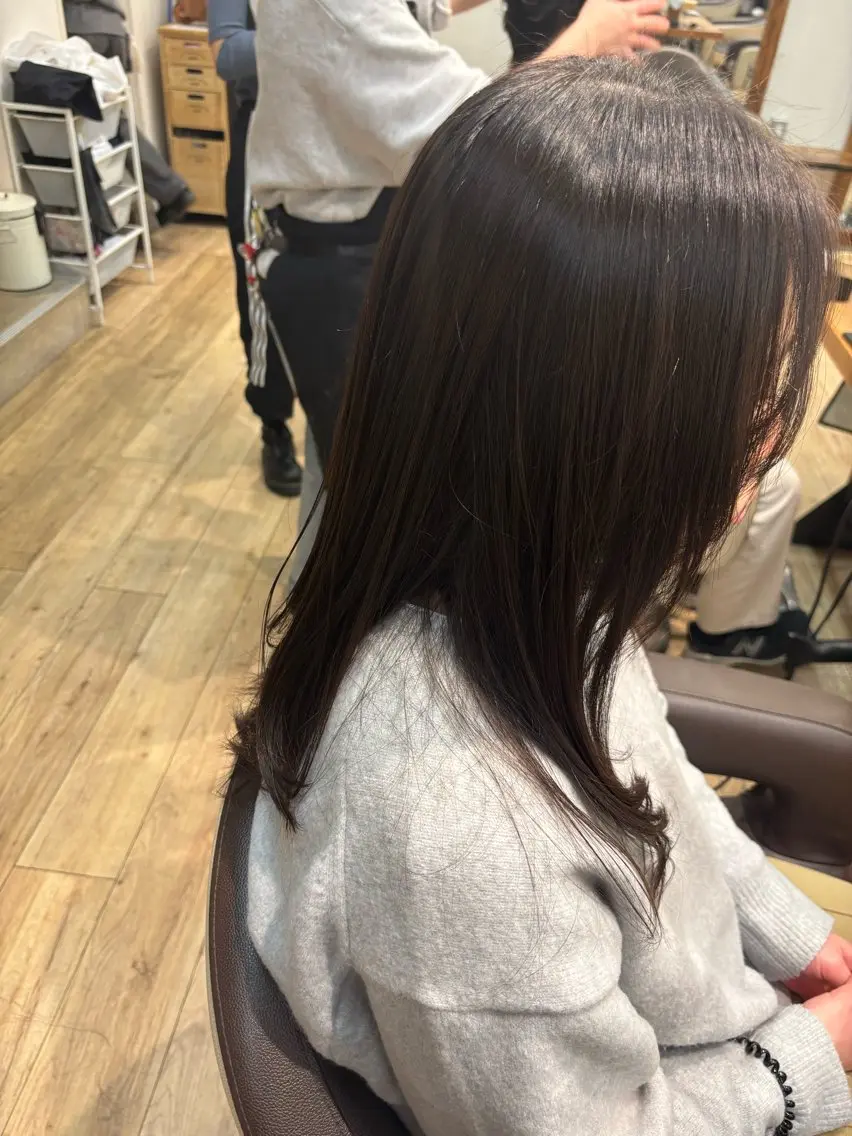 ロング カット トリートメント ゆうこ🍀髪質改善/ ストレート/艶カラーのヘアスタイル