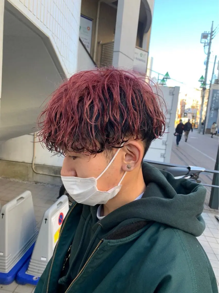 カラー パーマ メンズ カット パーマ パーマ支持率No.1 ❤️🔥安成弾のヘアスタイル