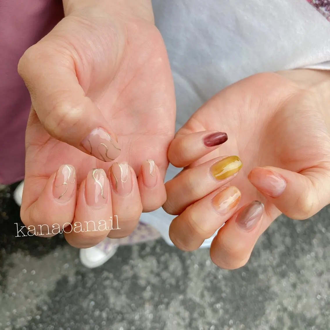 ネイル 地爪育成💅 kanaoanailのネイルデザイン