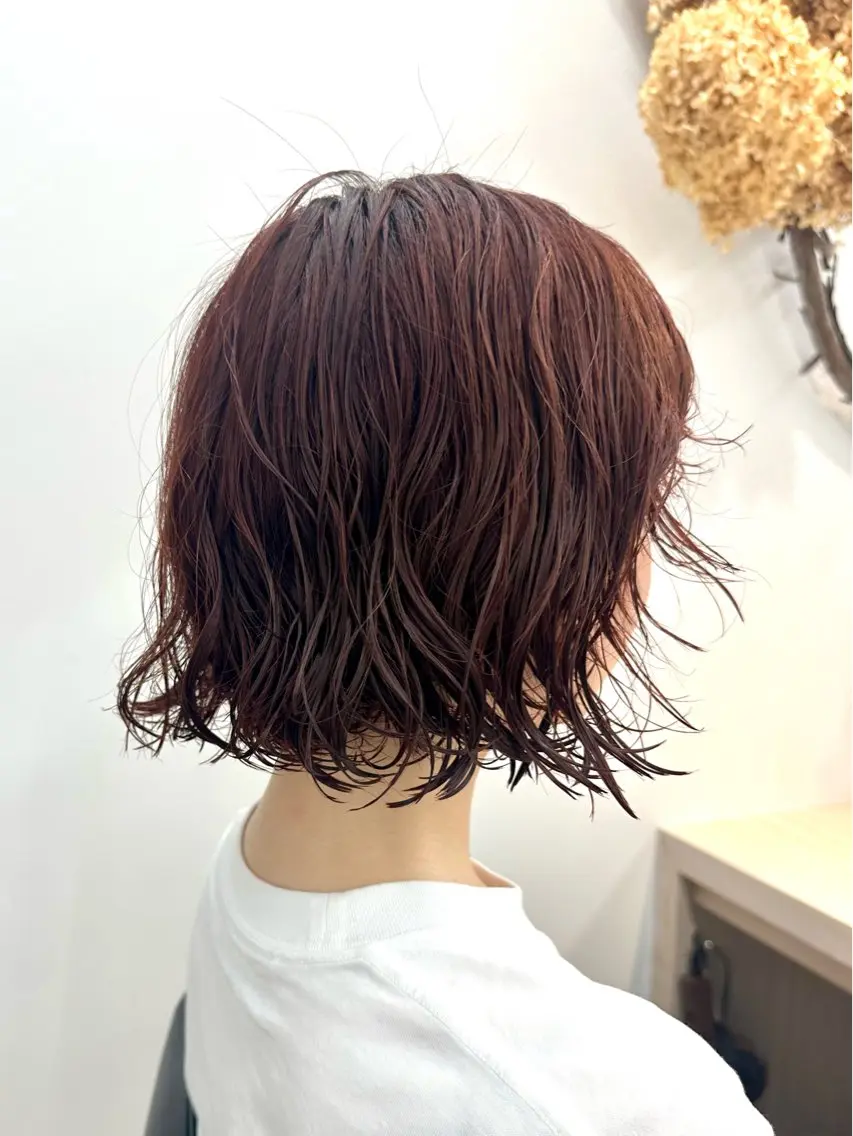 カット+パーマ+頭皮クレンジング+トリートメント¥13200の写真
