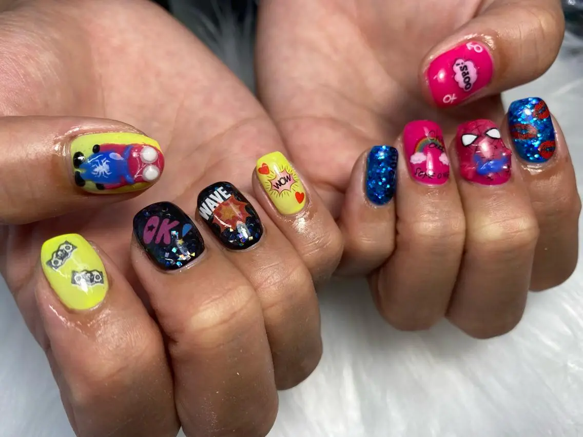 ネイル ハンドネイル Mana‪ ‪·͜· ❤︎‬のネイルデザイン