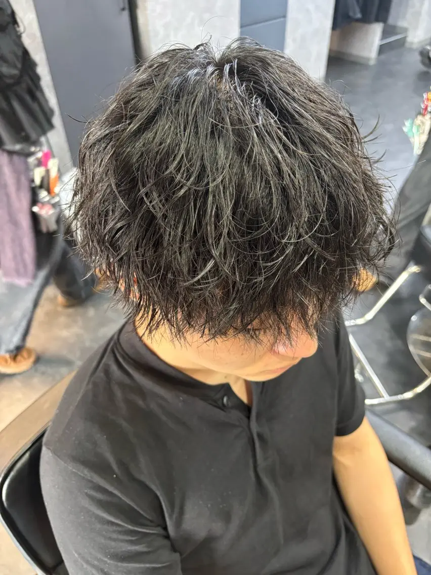 パーマ メンズ メンズパーマ ツイストスパイラルパーマ スパイラルパーマ カット パーマ 🔥メンズパーマ特化 高橋晴🔥のヘアスタイル