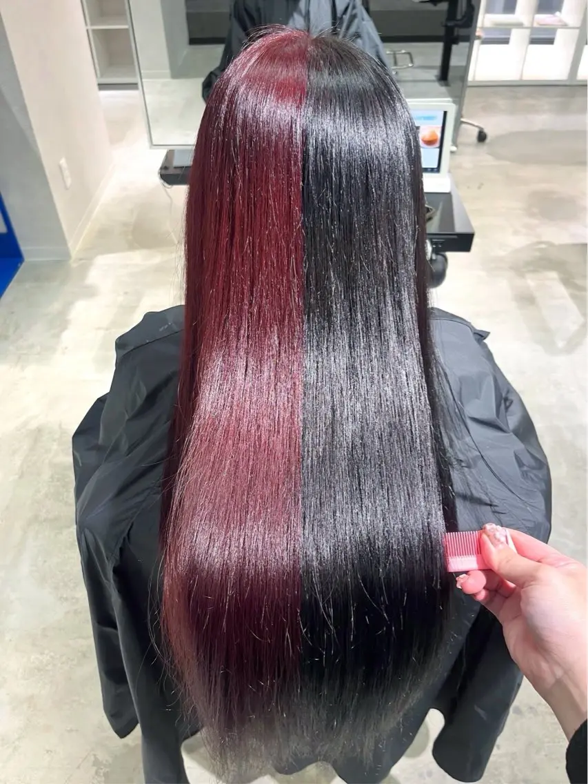 カラー バレイヤージュ ブリーチ ブロンド ケアブリーチ デザインカラー 心斎橋/ブロンド/ ペールカラー/あみかのヘアスタイル