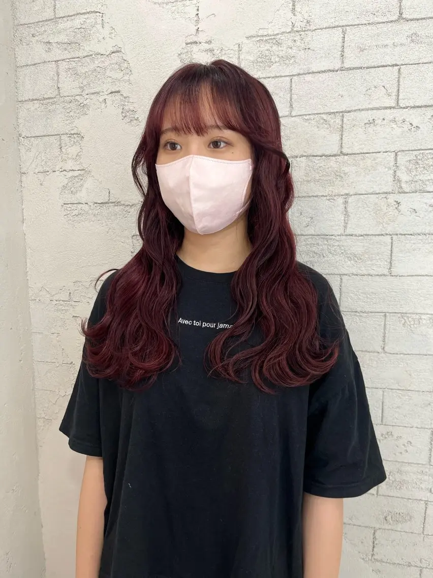 ロング カラー ヘアカラー トリートメント ヘアセット 🦋YUI 髪質改善 ブリーチ 着付け🦋のヘアスタイル