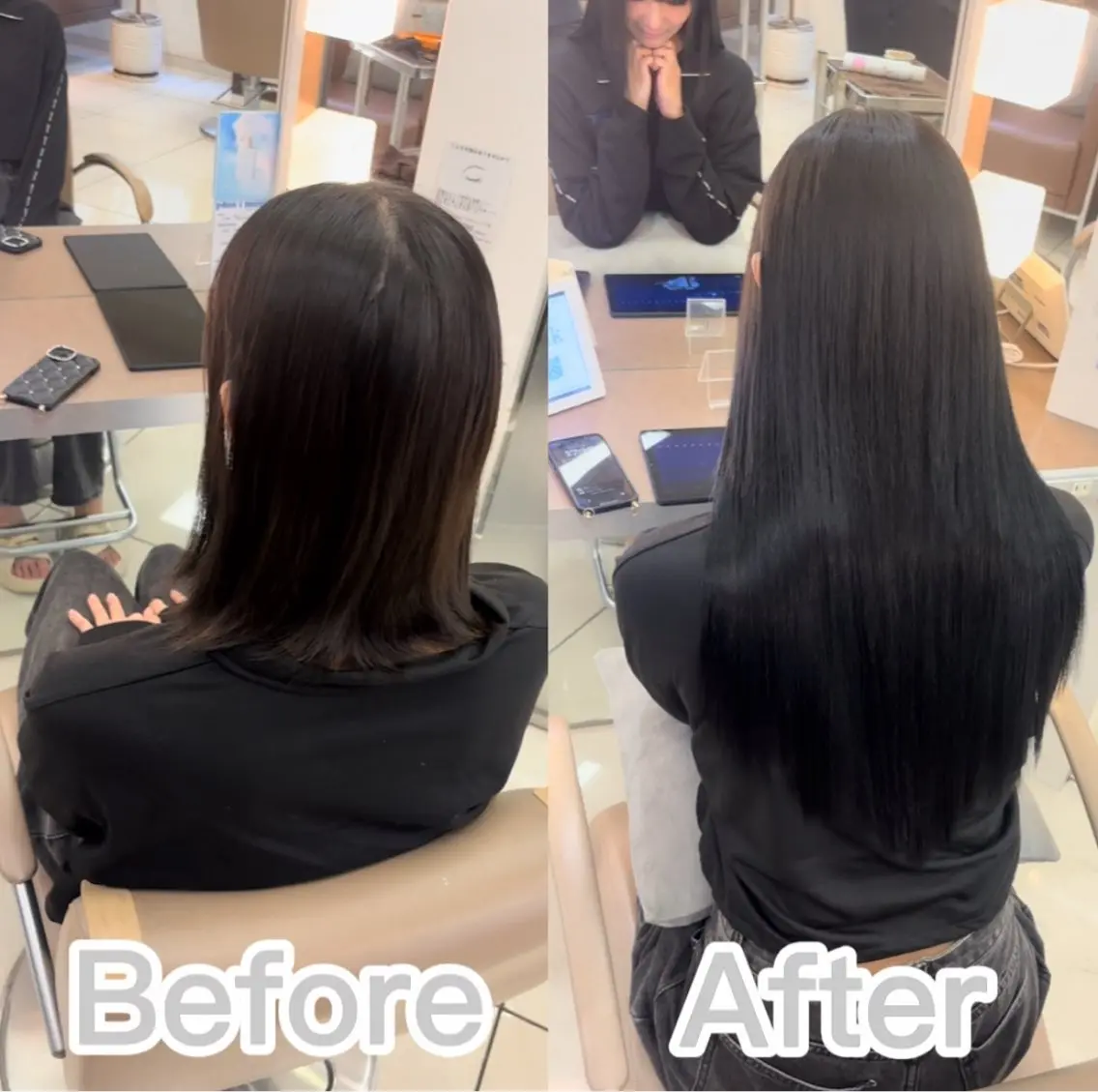 ロング カラー ヘアアレンジ メンズ ボブ エクステ カット ヘアカラー エクステ ヘアセット 羽エク指名No1✨️ シールエク🌙しぇるのヘアスタイル