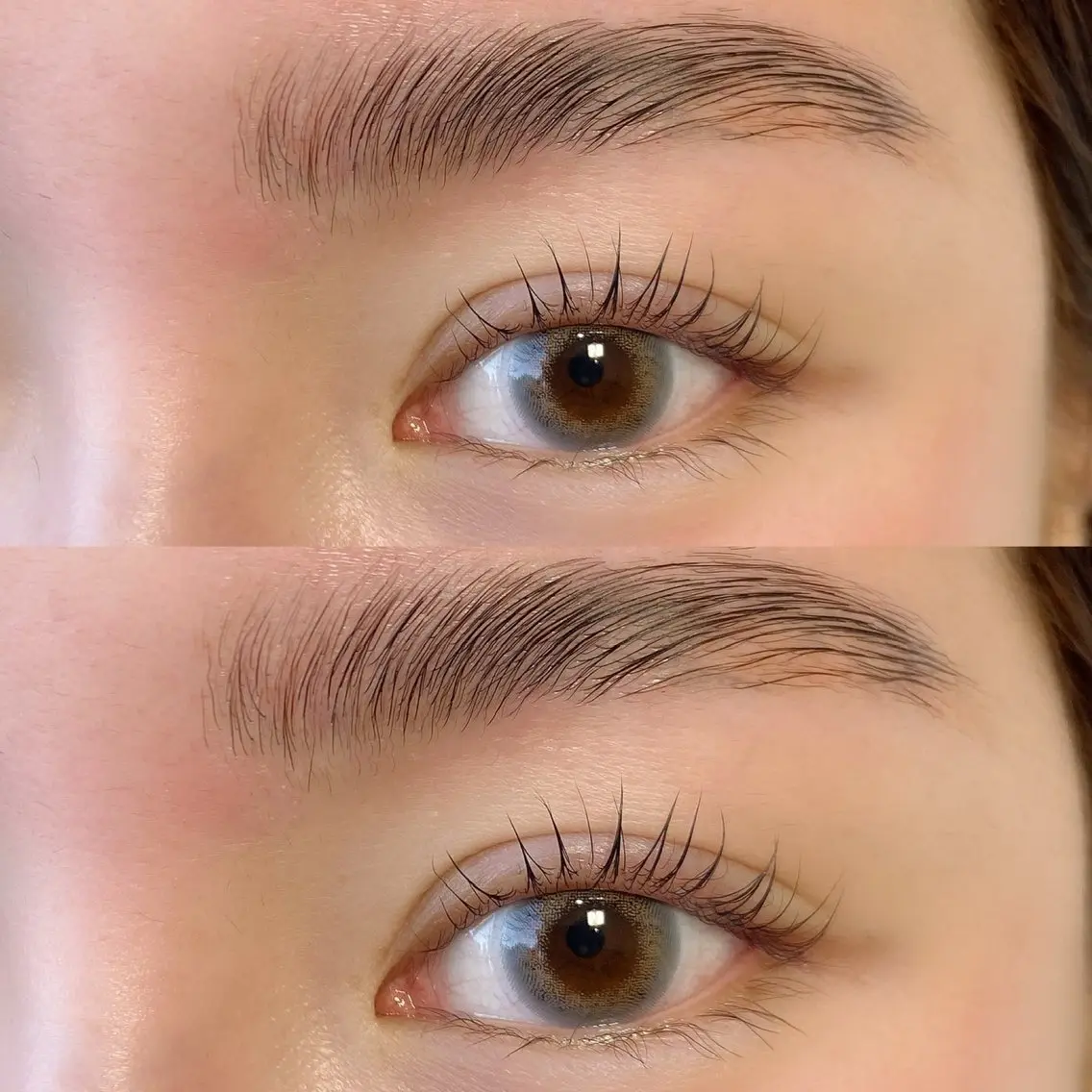 💜🩶パリジェンヌラッシュリフト(上)✖️眉Wax🩶💜¥9380の写真